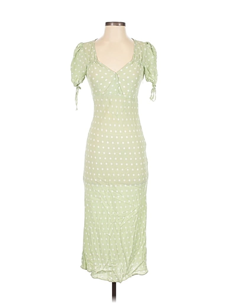 Pre-owned Flynn Skye Cocktail Dress In Green