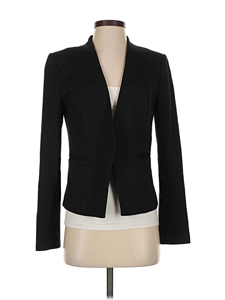 Pre-owned Dkny Blazer Jacket In Black