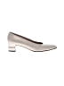 Salvatore Ferragamo Metallic Ivory Gold Heels Size 8 1/2 (narrow) - photo 1