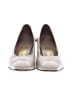 Salvatore Ferragamo Metallic Ivory Gold Heels Size 8 1/2 (narrow) - photo 2
