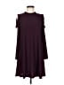 Neiman Marcus Solid Burgundy Casual Dress Size 6 - photo 1