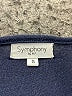 Assorted Brands 100% Polyester Blue 3/4 Sleeve Top Size S - photo 3