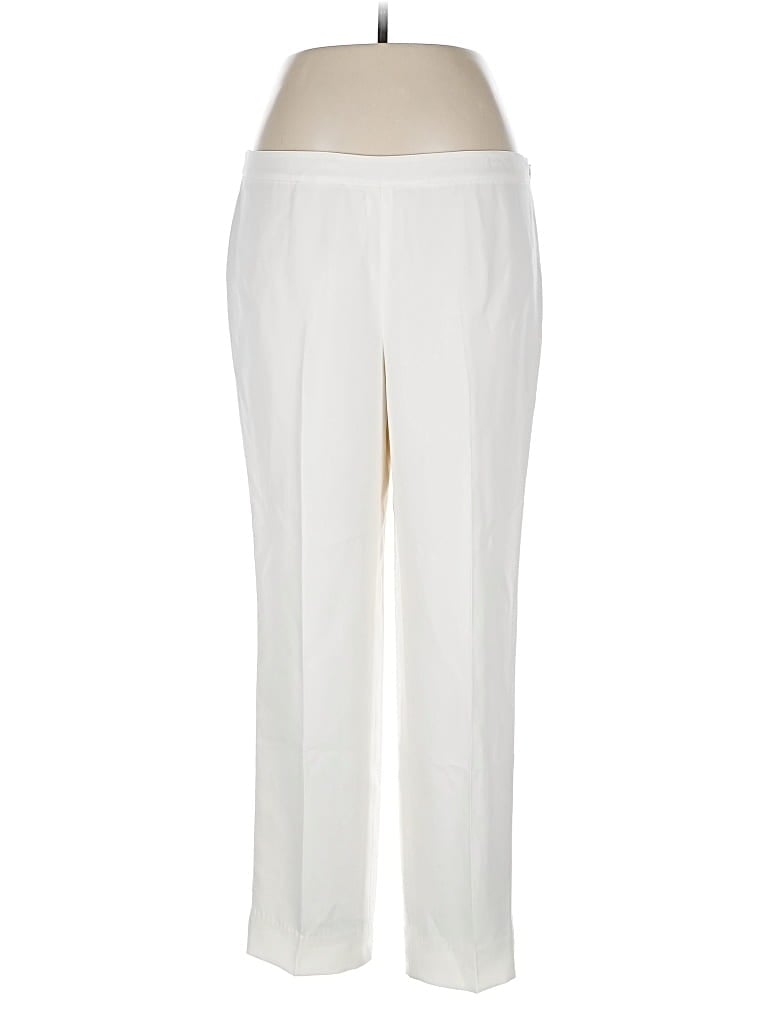 Pre-owned Lafayette 148 Dress Pants In White