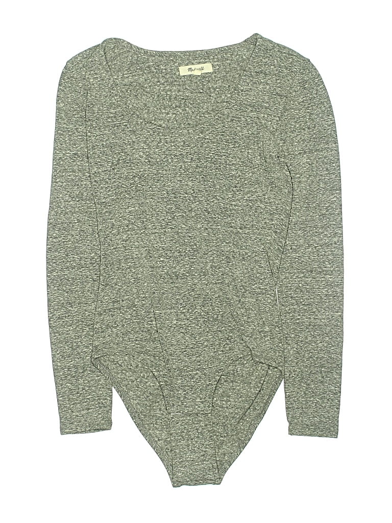 Pre-owned Madewell Bodysuit In Gray