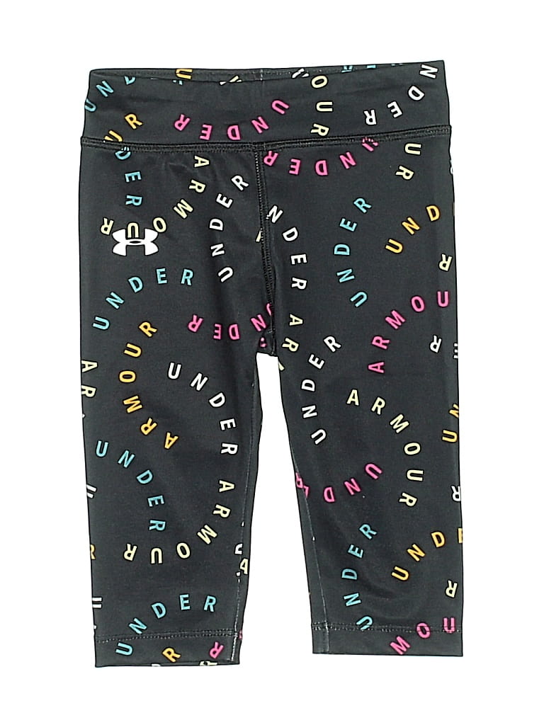 Pre-owned Under Armour Kids' Leggings In Black
