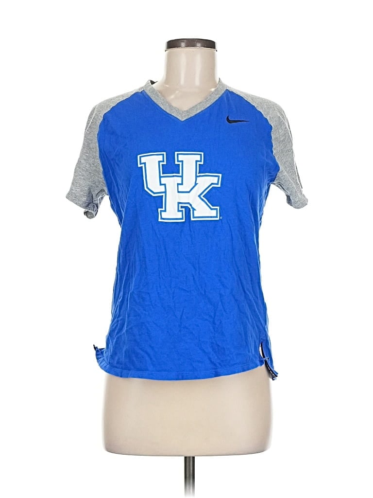 Pre-owned Nike Short Sleeve T-shirt In Blue