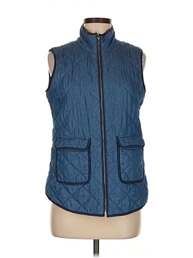 Pre-owned Hayes Vest In Blue