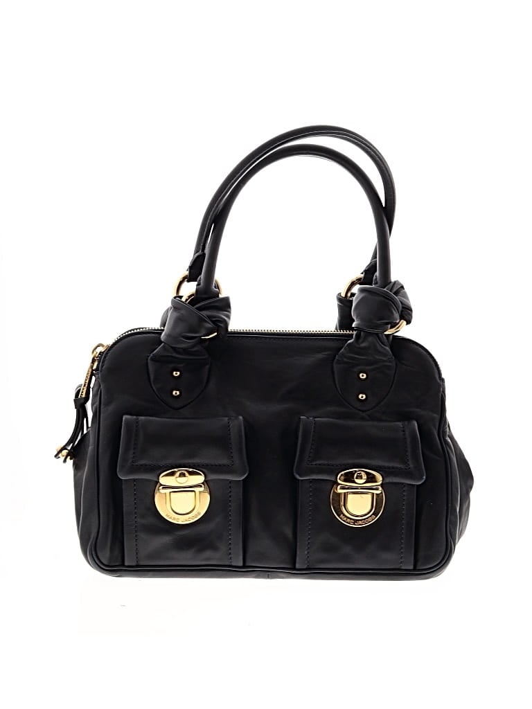 Pre-owned Marc Jacobs Leather Shoulder Bag In Blue