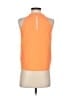 Parker 100% Polyester Orange Sleeveless Blouse Size XS - photo 2