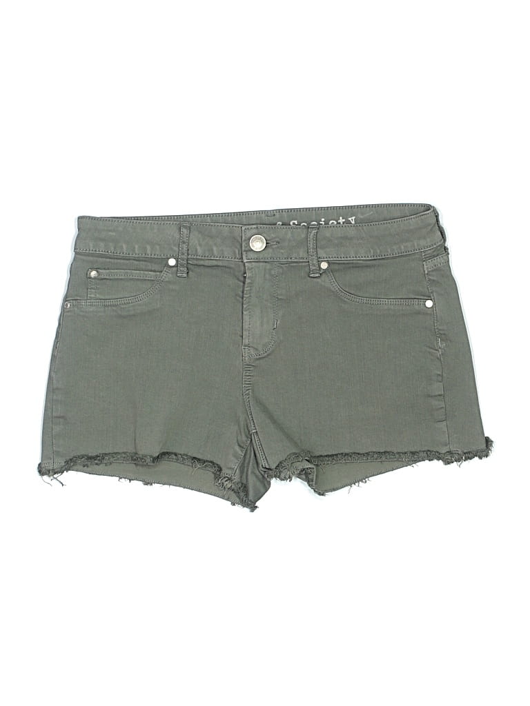 Pre-owned Articles Of Society Denim Shorts In Green