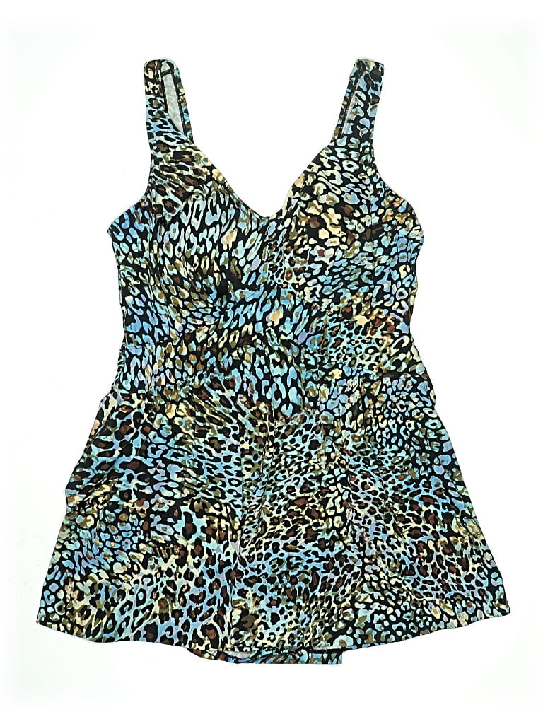 Pre-owned Maxine Of Hollywood Swimsuit Cover Up In Blue
