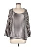 Chloe K Gray 3/4 Sleeve Top Size M - photo 1
