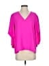 Anna Cate 100% Polyester Pink 3/4 Sleeve Blouse Size S - photo 1