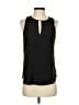 Lavender Brown 100% Silk Black Blouse Size S - photo 1