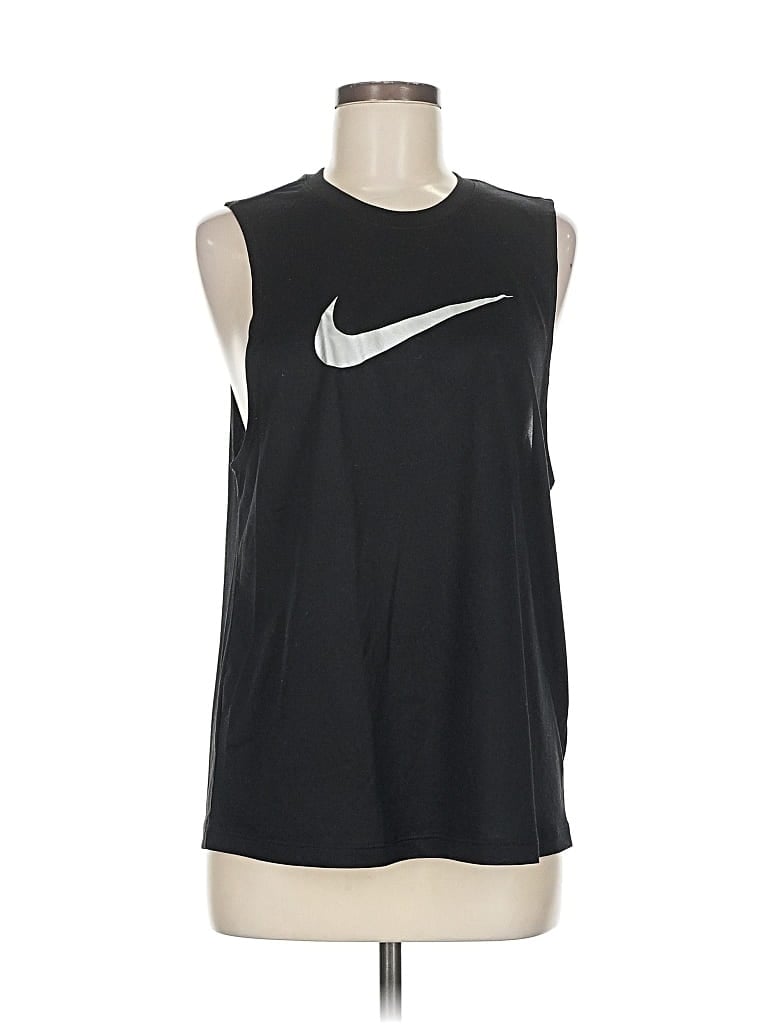 Pre-owned Nike Sleeveless T-shirt In Black