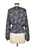 MICHAEL Michael Kors 100% Polyester Blue Long Sleeve Blouse Size M - photo 2