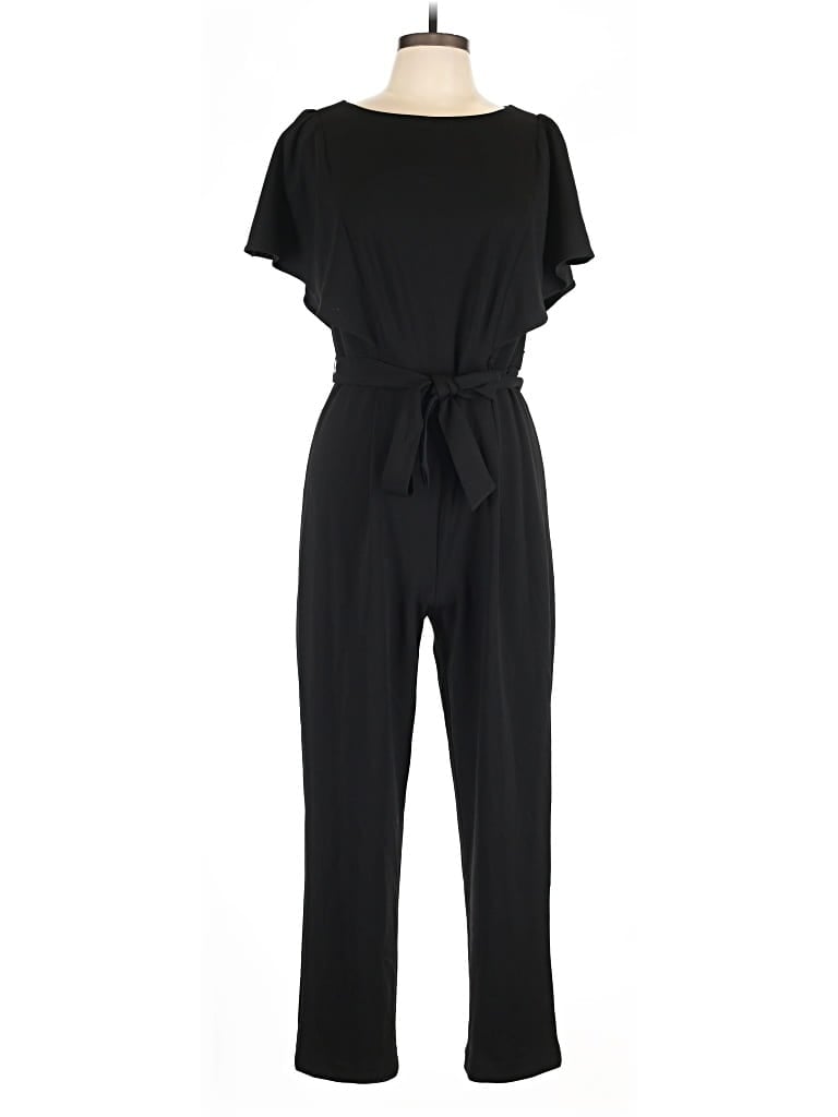 Pre-owned Dkny Jumpsuit In Black