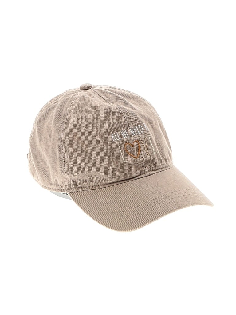 Pre-owned Rae Dunn Baseball Cap In Brown