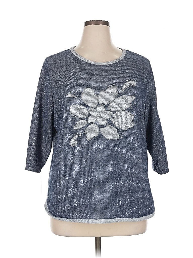 Pre-owned Cathy Daniels Pullover Sweater In Blue