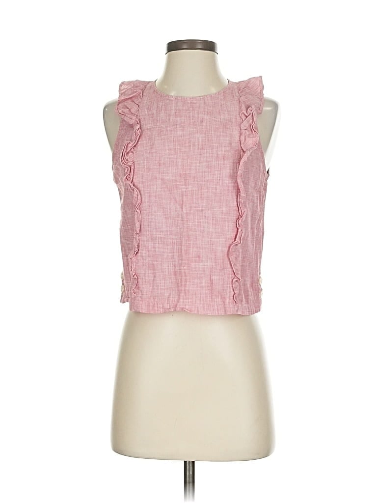 Pre-owned Madewell Sleeveless Blouse In Pink