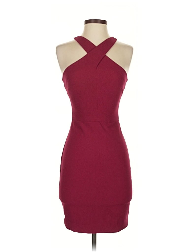 Pre-owned Likely Cocktail Dress In Burgundy