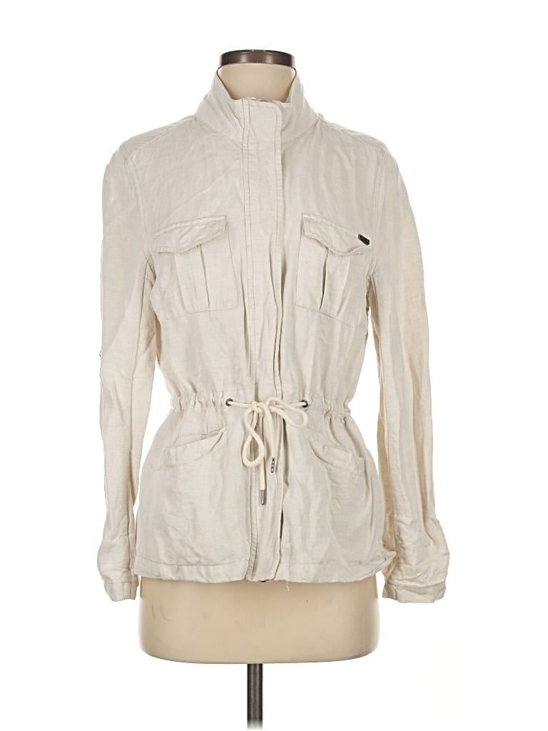 Pre-owned Max Jeans Jacket In White