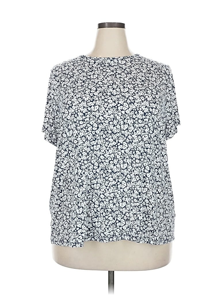 Pre-owned Old Navy Short Sleeve T-shirt In Blue