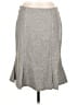 GUNEX Chevron-herringbone Gray Formal Skirt Size 8 - photo 2