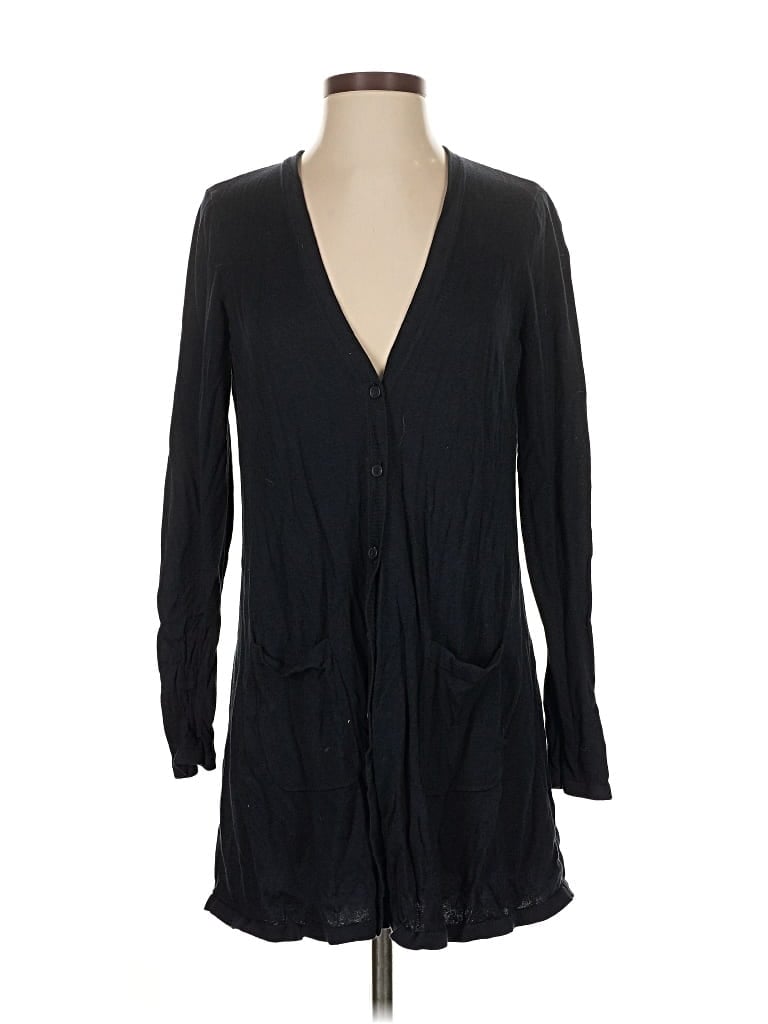 Pre-owned Jjill Cardigan Sweater In Black