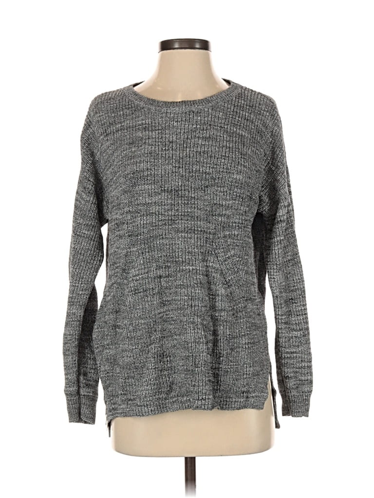 Pre-owned Divided By H&m Pullover Sweater In Gray