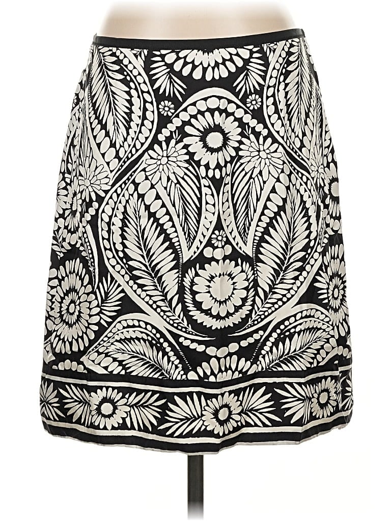 Pre-owned Banana Republic Silk Skirt In Black