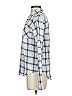Paige 100% Cotton Plaid Blue Long Sleeve Button-Down Shirt Size S - photo 5