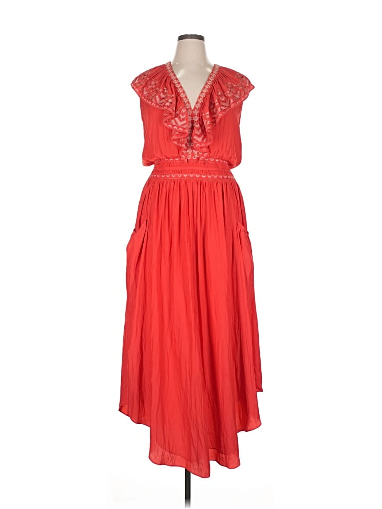 Pre-owned Ramy Brook Cocktail Dress In Red