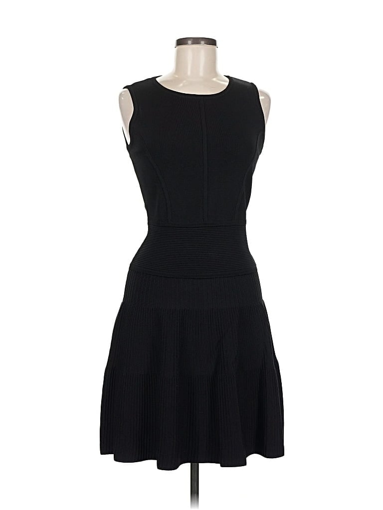 Pre-owned Caché Cocktail Dress In Black