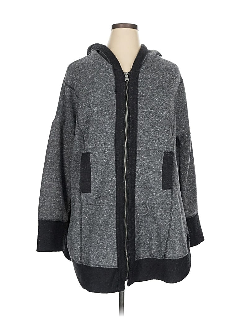 Pre-owned Venus Zip Up Hoodie In Gray