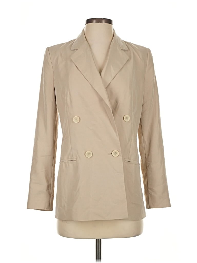 Pre-owned Mng Suit Blazer Jacket In Brown