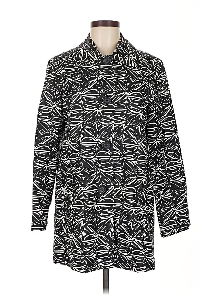 Pre-owned Chico's Coat In Black