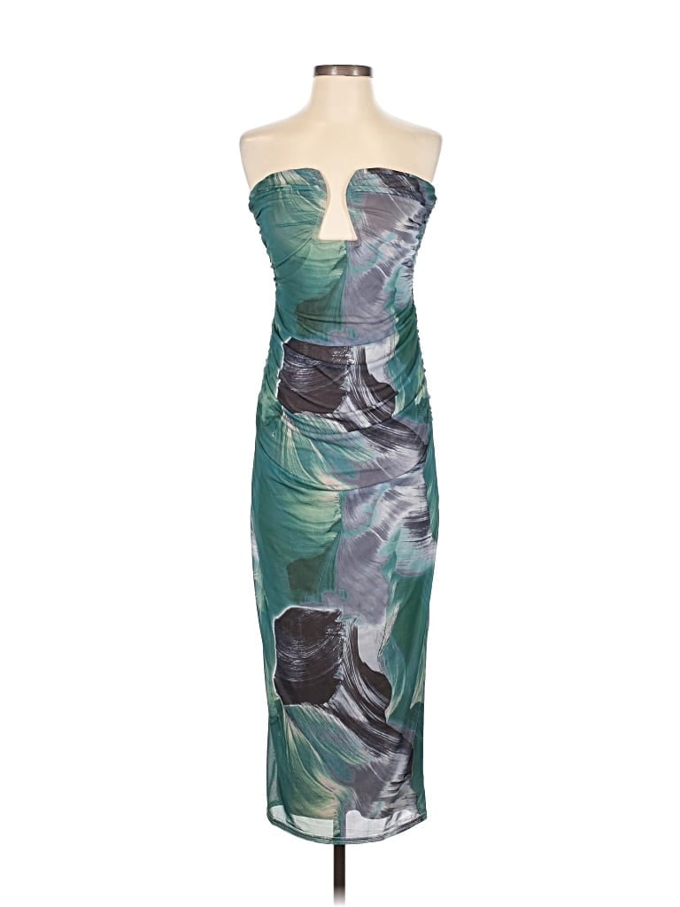 Pre-owned Acoa Collection Cocktail Dress In Green