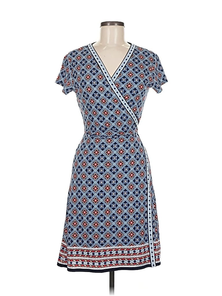 Pre-owned Max Studio Casual Dress In Blue