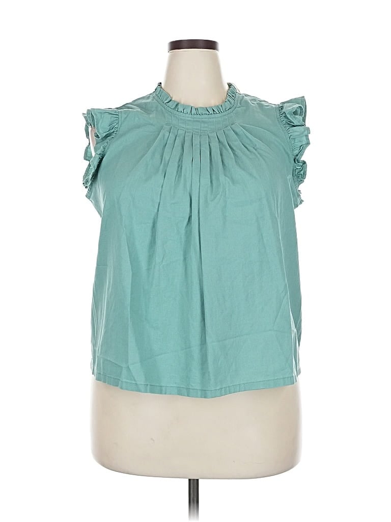 Universal Thread Sleeveless Blouse In Blue