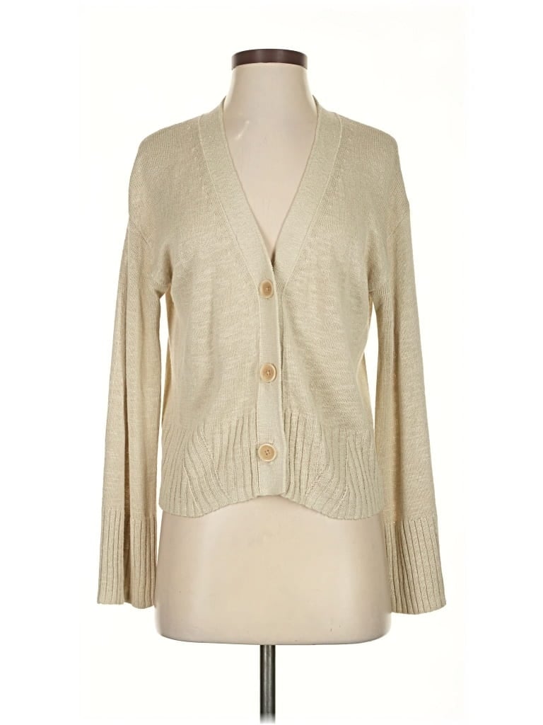 Pre-owned Banana Republic Factory Store Cardigan Sweater In Brown