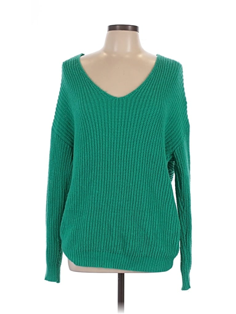 Pre-owned Mi Ami Pullover Sweater In Green