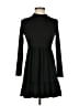 Originality Solid Black Casual Dress Size XS - photo 1