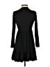 Originality Solid Black Casual Dress Size XS - photo 2