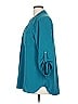 Assorted Brands 100% Polyester Teal 3/4 Sleeve Blouse Size L - photo 5