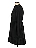 Originality Solid Black Casual Dress Size XS - photo 5