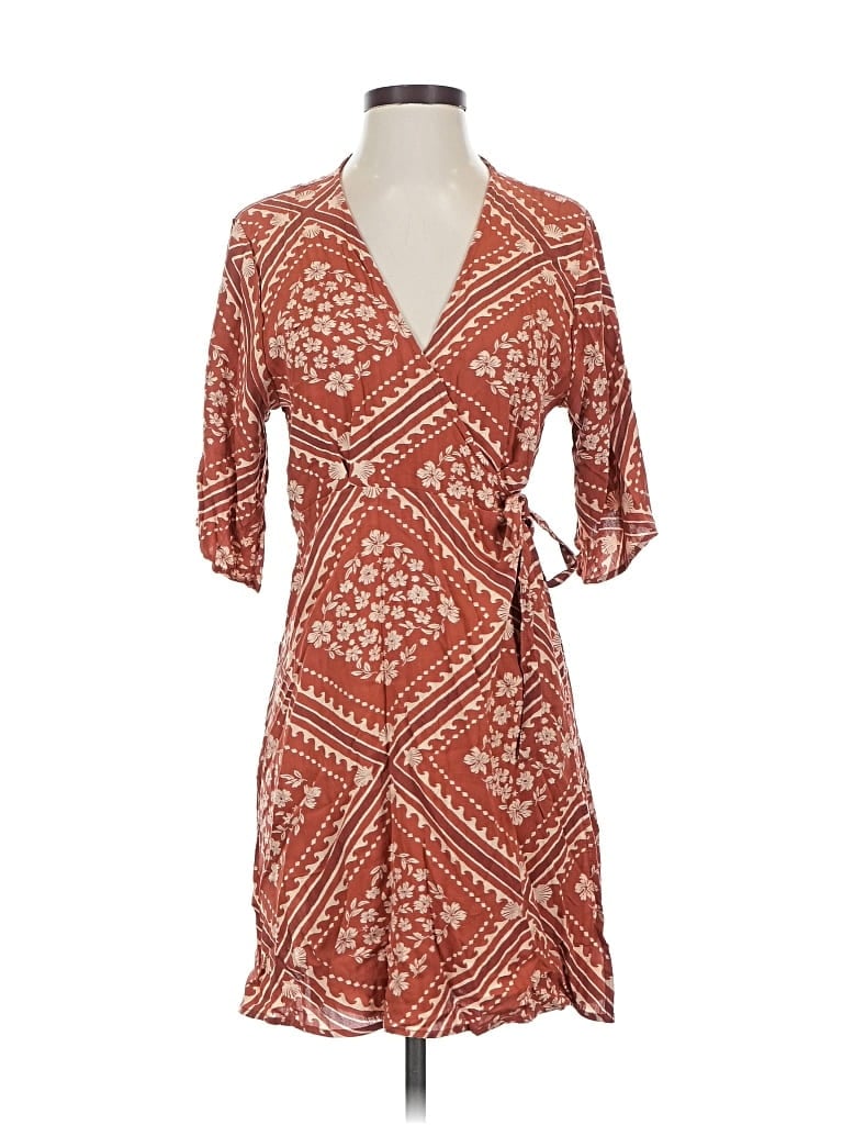 Pre-owned Rip Curl Casual Dress In Brown