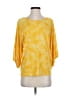 MICHAEL Michael Kors Yellow 3/4 Sleeve Blouse Size S - photo 1