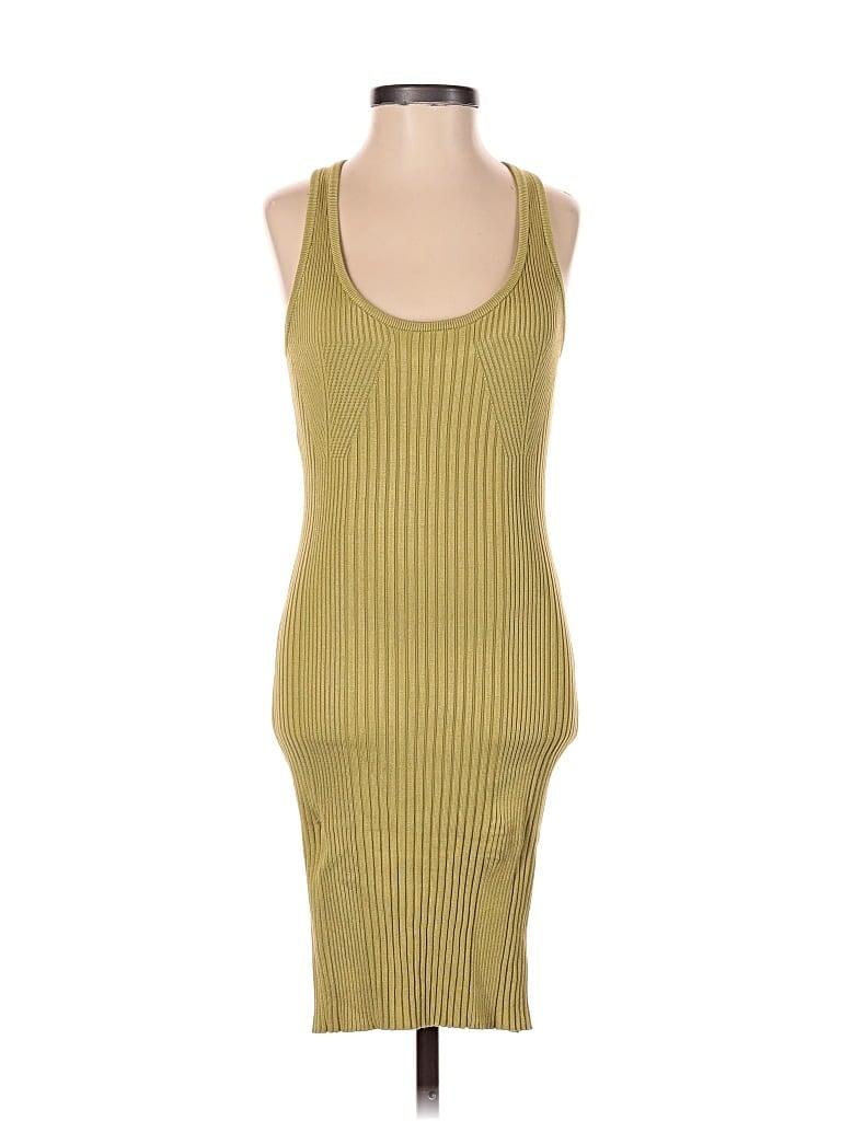 Pre-owned H&m Casual Dress In Green