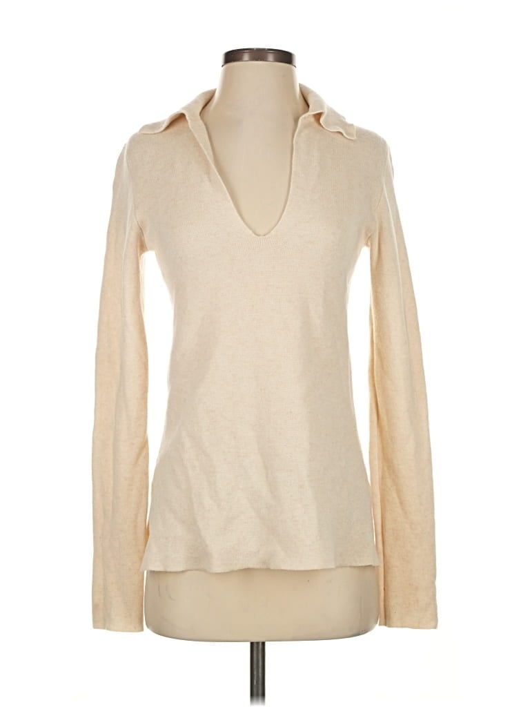 Pre-owned Vince Wool Pullover Sweater In Brown